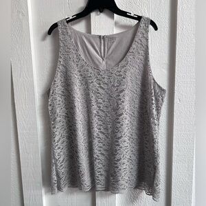 Loft Lace grey/beige tank
